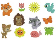 Stickserie - Waldleben mini